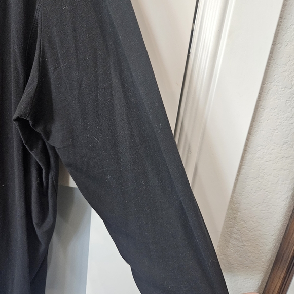 Faded Glory Black Open Front Sweater - Picture 3 of 5